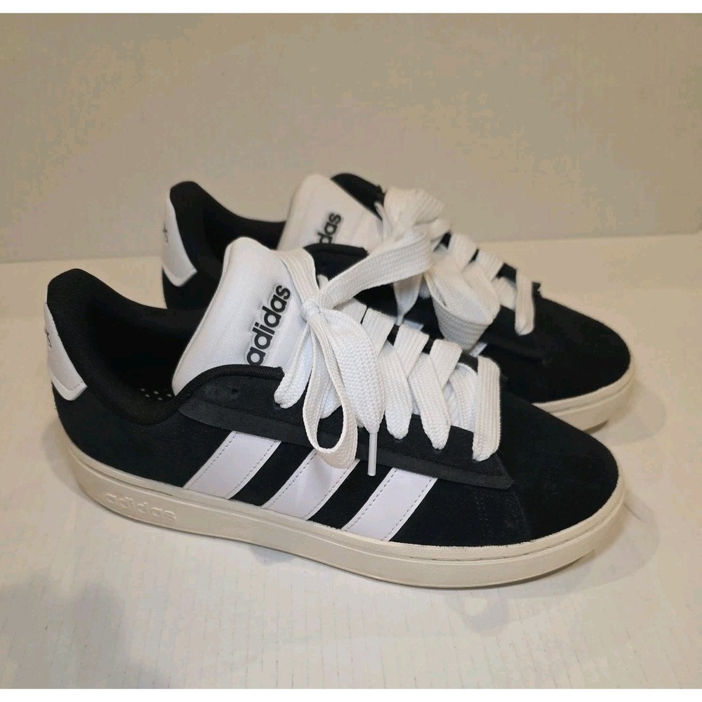 Adidas Grand Court Alpha Men's Athletic Shoe Black Sneaker Footwear Trainer #235